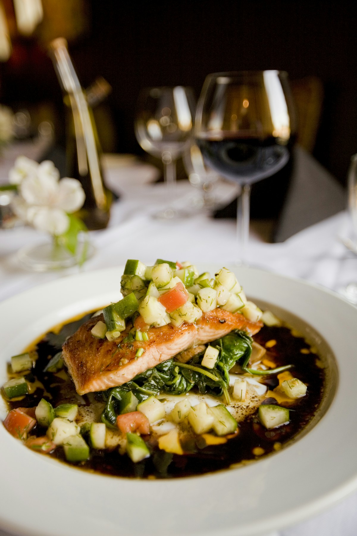 One Pan Lemon Herb Salmon
